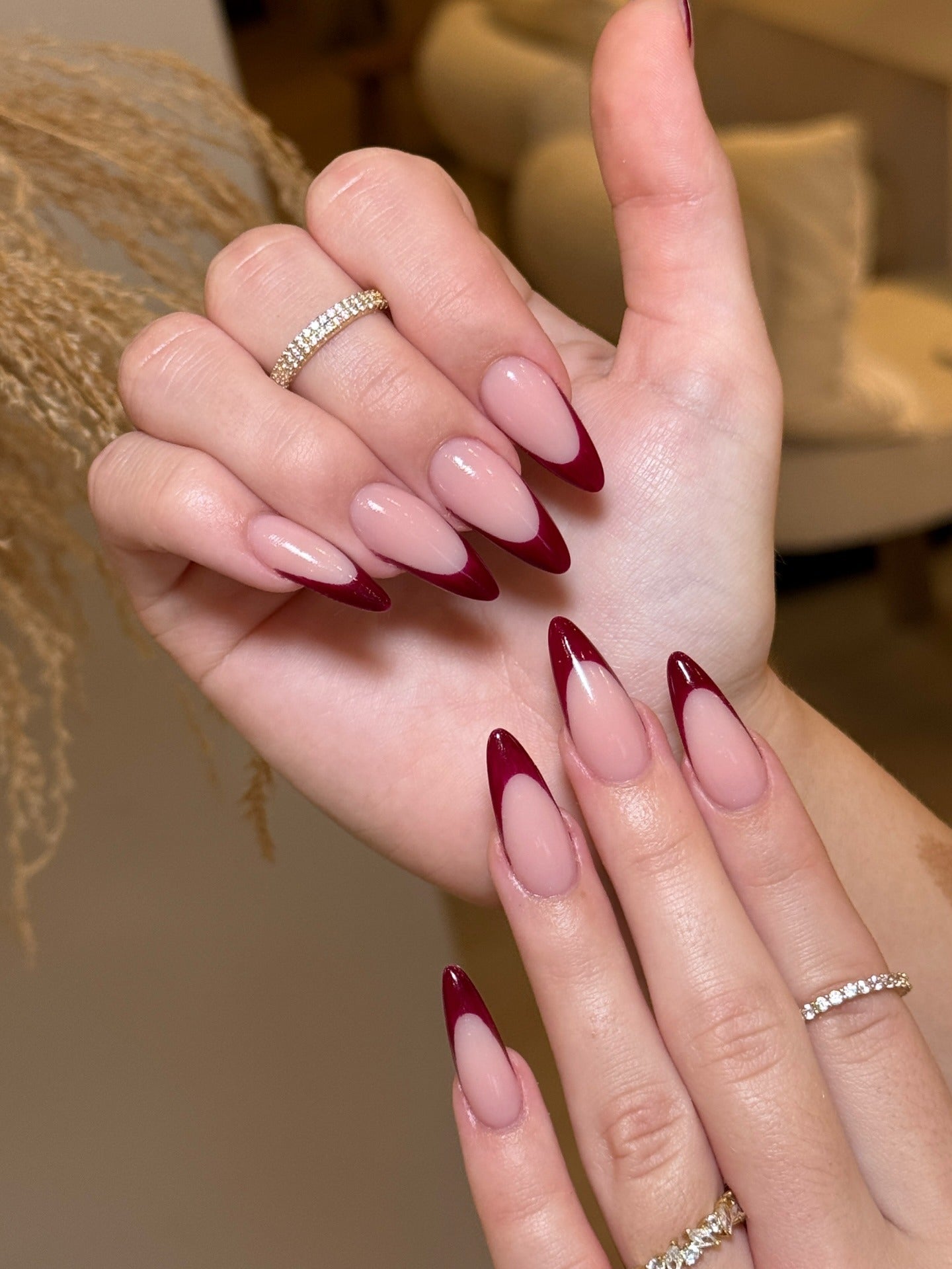 15 Elegant Dark Red Nail Ideas You’ll Love
