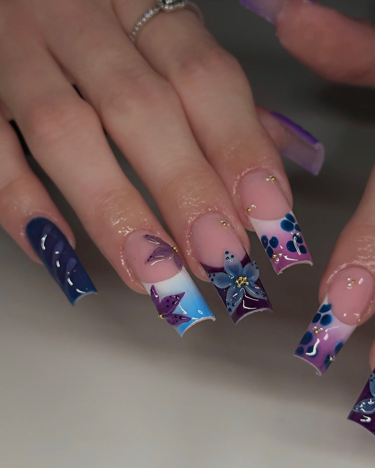 15 Purple And Blue Nail Ideas You’ll Love