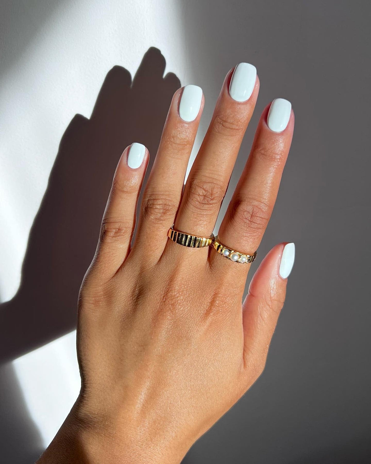 15 Fresh Short White Nail Ideas
