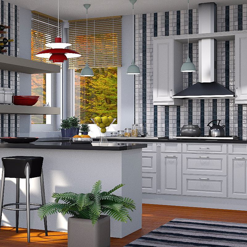 22 Clean and Fresh Gray and White Kitchens