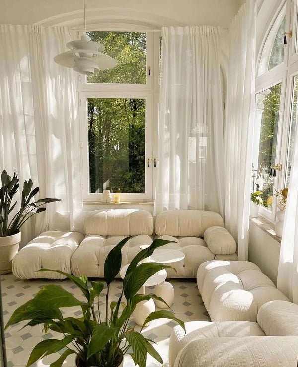 30 Stunning White Couch Living Room Ideas to Inspire - Mockup Hunt