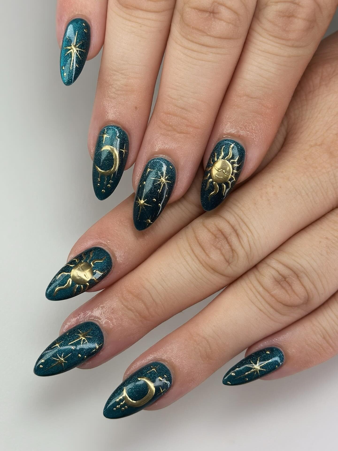 18 Chic Teal Color Nail Ideas You Need to Try Now