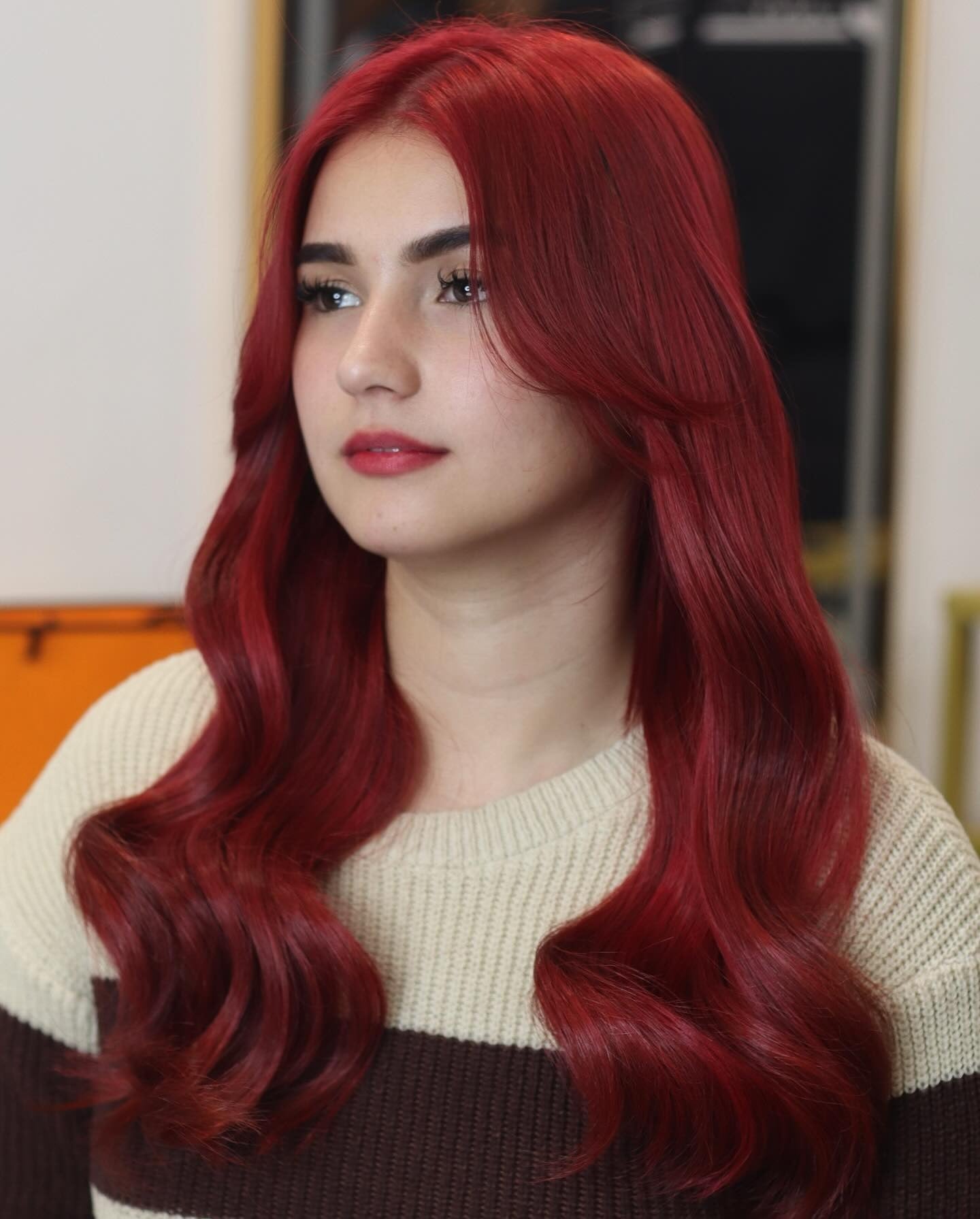 25 Trendy Deep Red Hair Color Looks