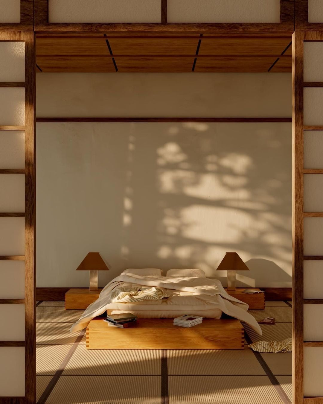 15 Warm & Minimal Japanese Bedroom Inspirations