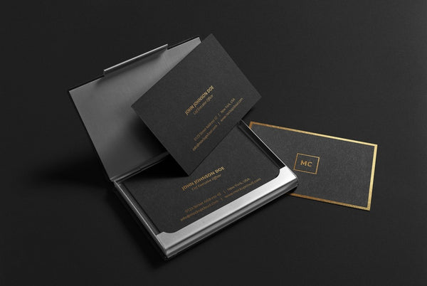 Premium PSD  Envelope with business card mockup