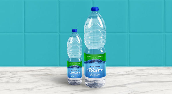 Clear Plastic Water Bottle Mockup - Free Download Images High