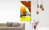 Living Room Frame Painting Psd Mockup