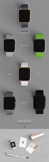 Smartwatch Mockup with Changeable Color (Apple Watch)