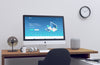 Realistic Home Office iMac PSD Mockup