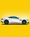 Aston Martin Car Branding Mockup Psd
