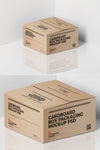Cardboard Cargo Box Packaging Mockup