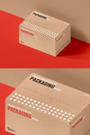Cargo Mailing Box Packaging Mockup