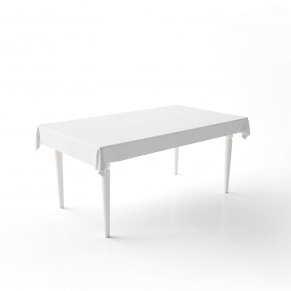 Empty Dining Table Mockup With A White Cloth Psd - Mockup Hunt