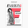 Fashion Model On Newspaper Cover Psd