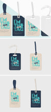 Travelling Luggage Diaper Tag Mockups