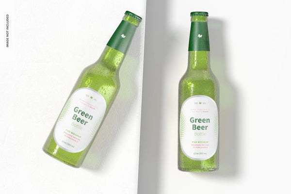 Beer Bottle Holder Mockup - Free Download Images High Quality PNG, JPG