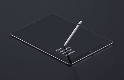 iPad Pro Mockup with Amazing Details and Two Views