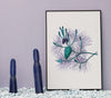 Nature Blank Board with Cactus Photo Mockup