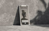 Phone Mockup On Concret Wall With Shadow Psd