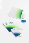 Stationery With Devices Mockup Psd