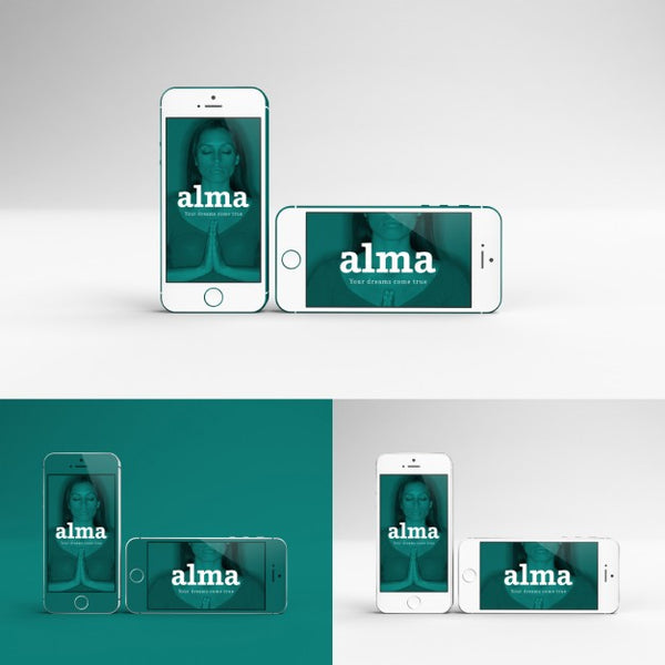 Two White Mobile Phones Mock Up Psd - Mockup Hunt
