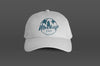 White Cap Front View Mockup Psd