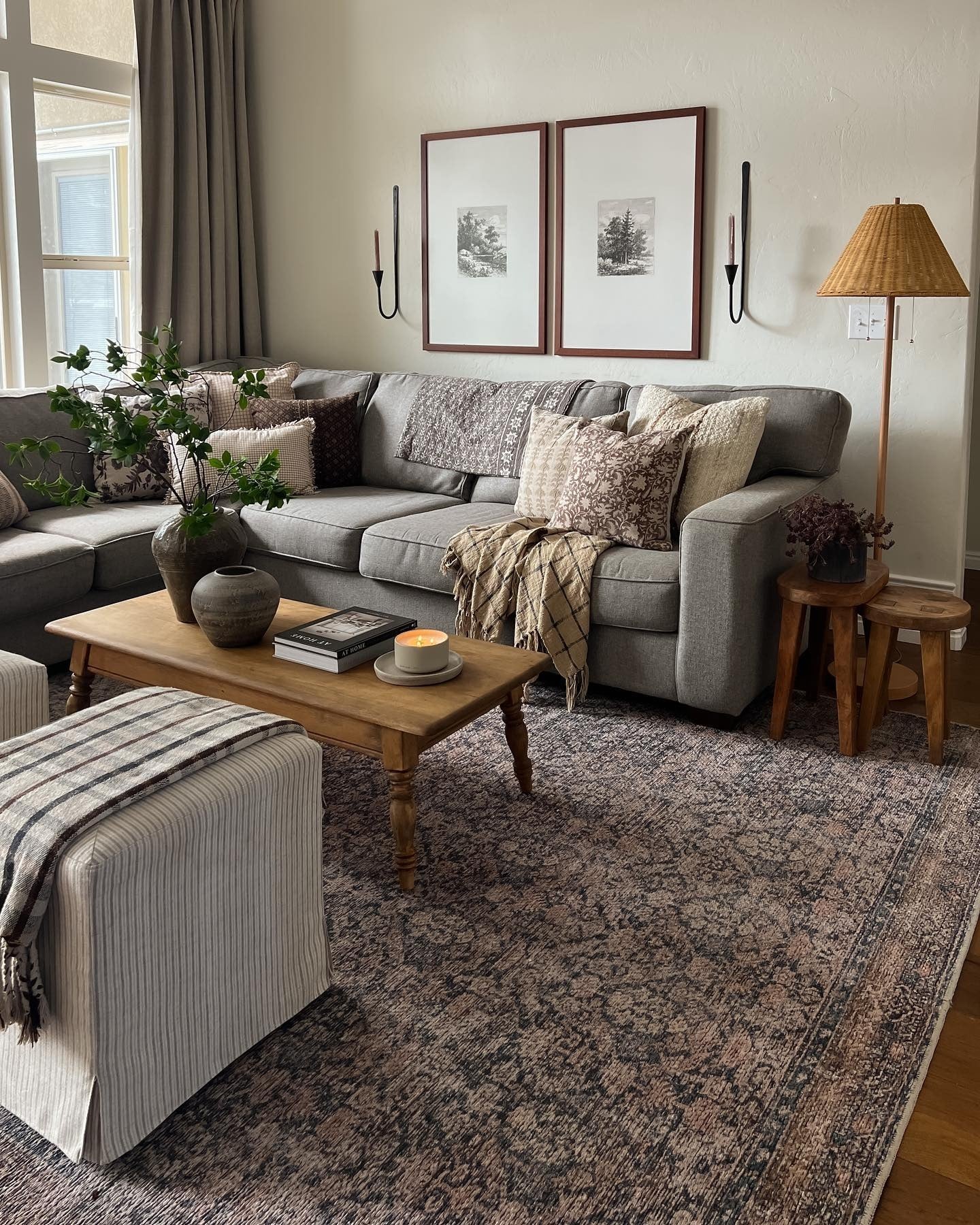 15 Cozy Grey And Brown Living Room Ideas