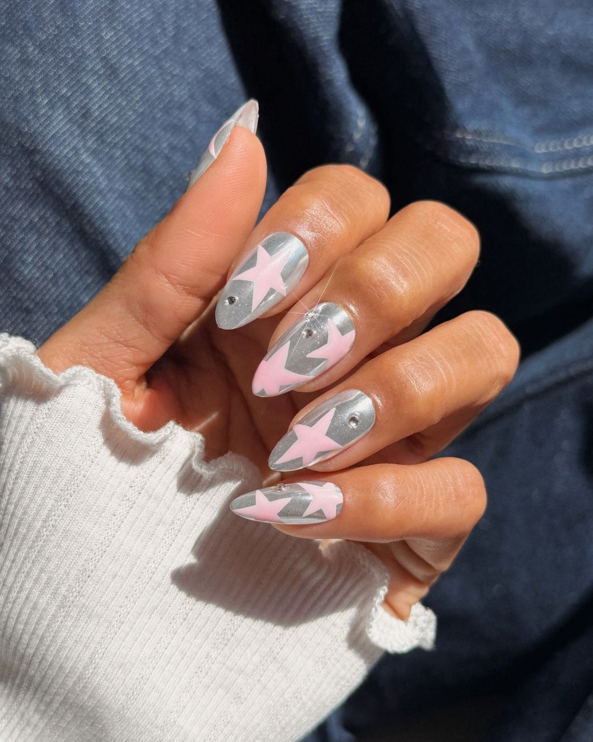 15 Chic Pink And Grey Nail Ideas