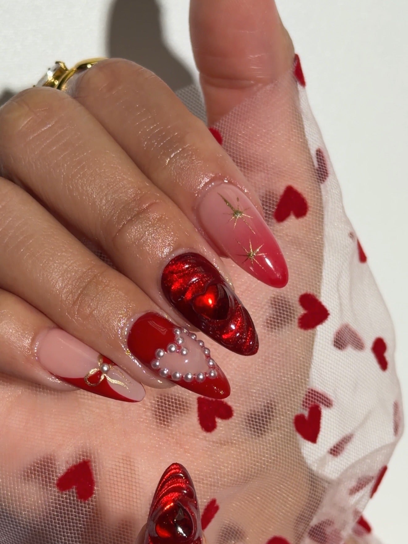 15 Dreamy Simple Heart Nail Ideas You'll Love