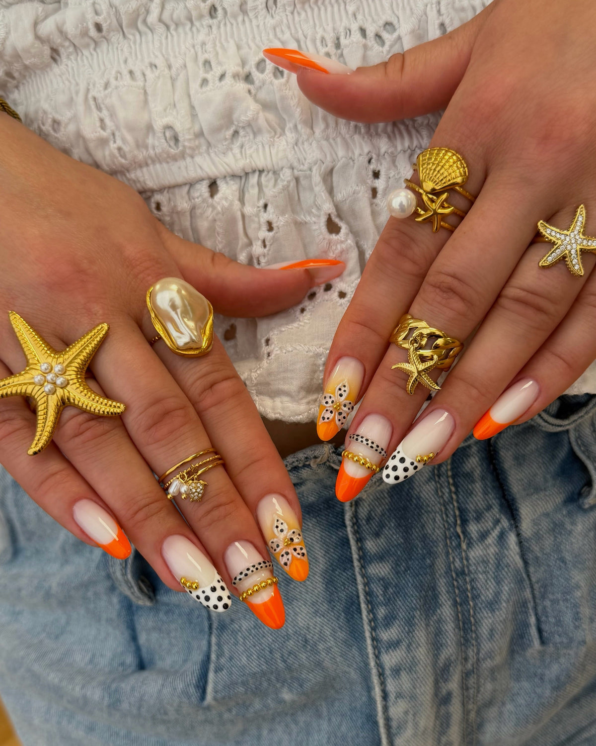 15 Neon Orange Nail Ideas To Try