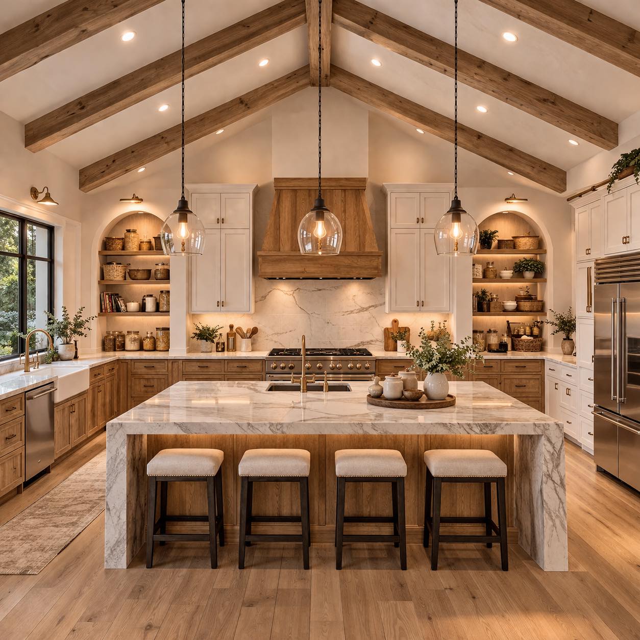 15 Chic Open Kitchen Ideas