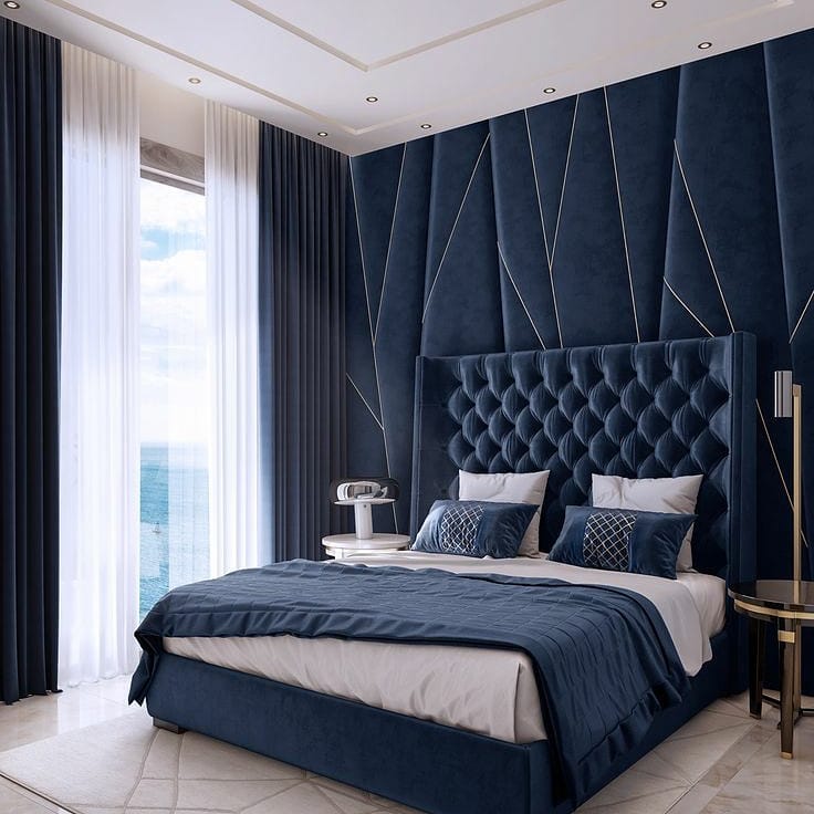 22 Eye-Catching Blue Master Bedroom Ideas to Try