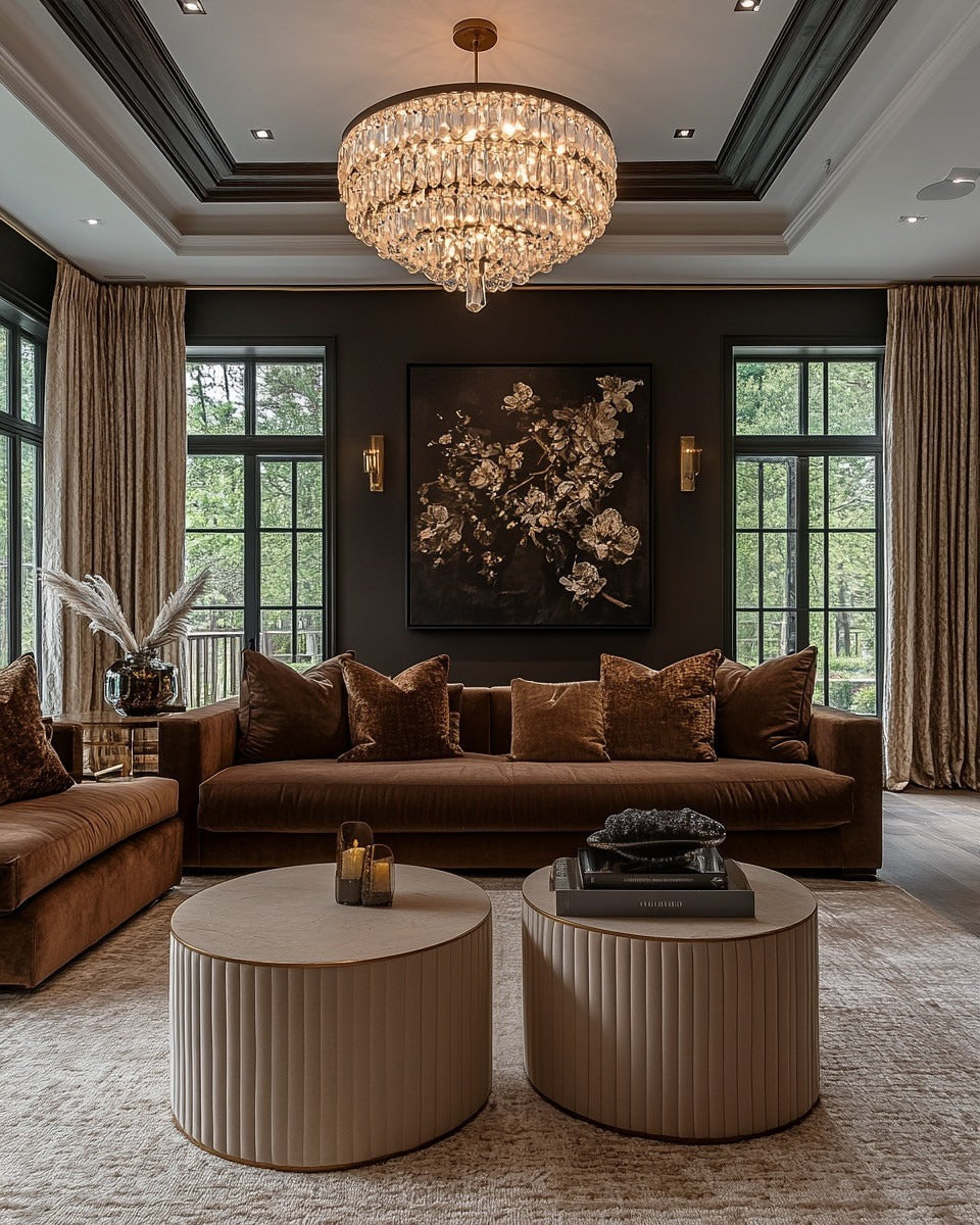 15 Stunning Brown Sofa Living Room Layout Ideas