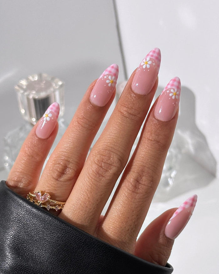 15 Pink Flower Nail Ideas for Chic Nails