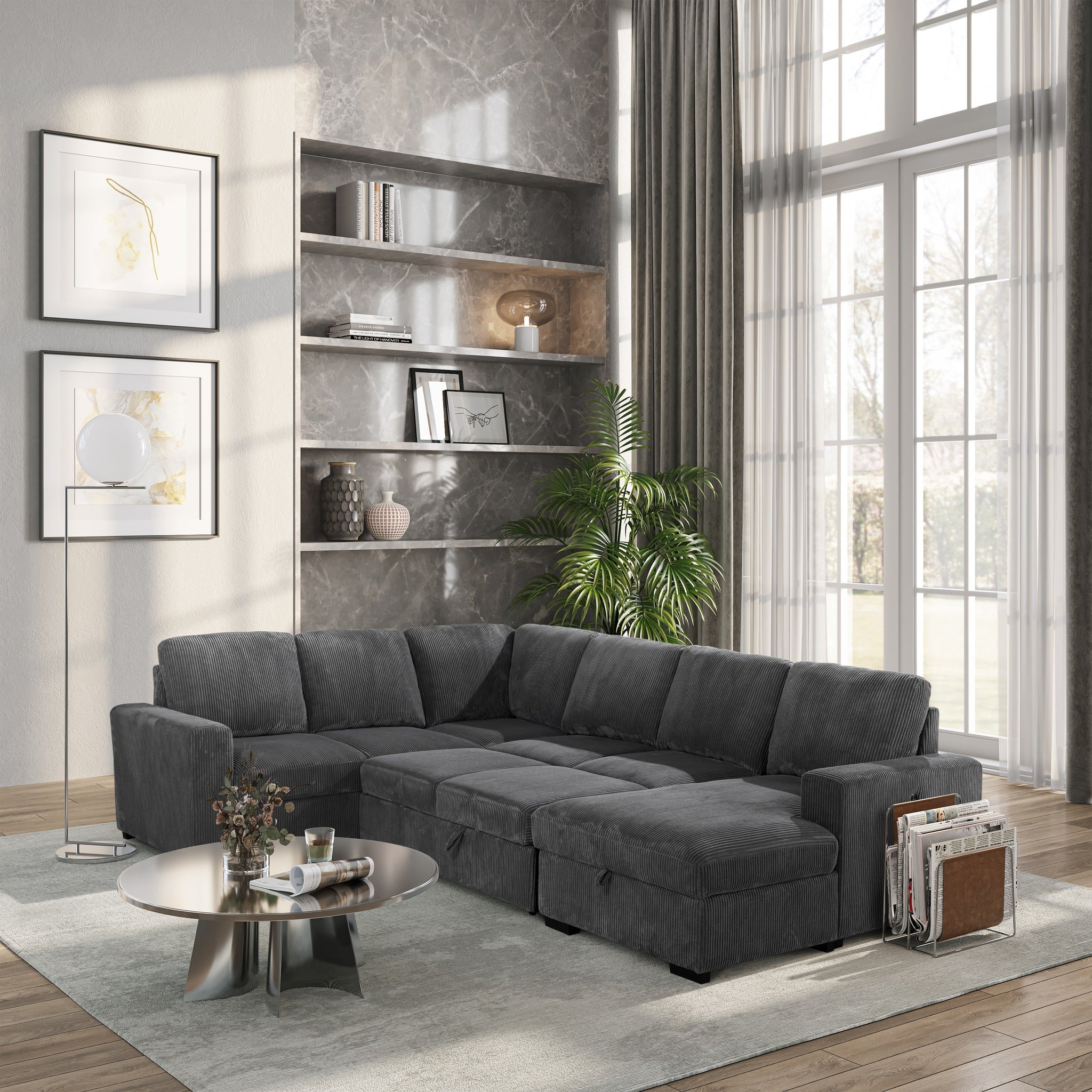 15 Chic Dark Grey Sofa Living Room Ideas