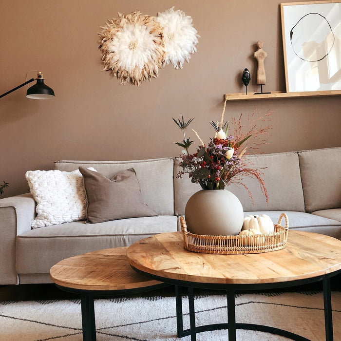 15 Trendy Brown Living Room Ideas with Natural Textures