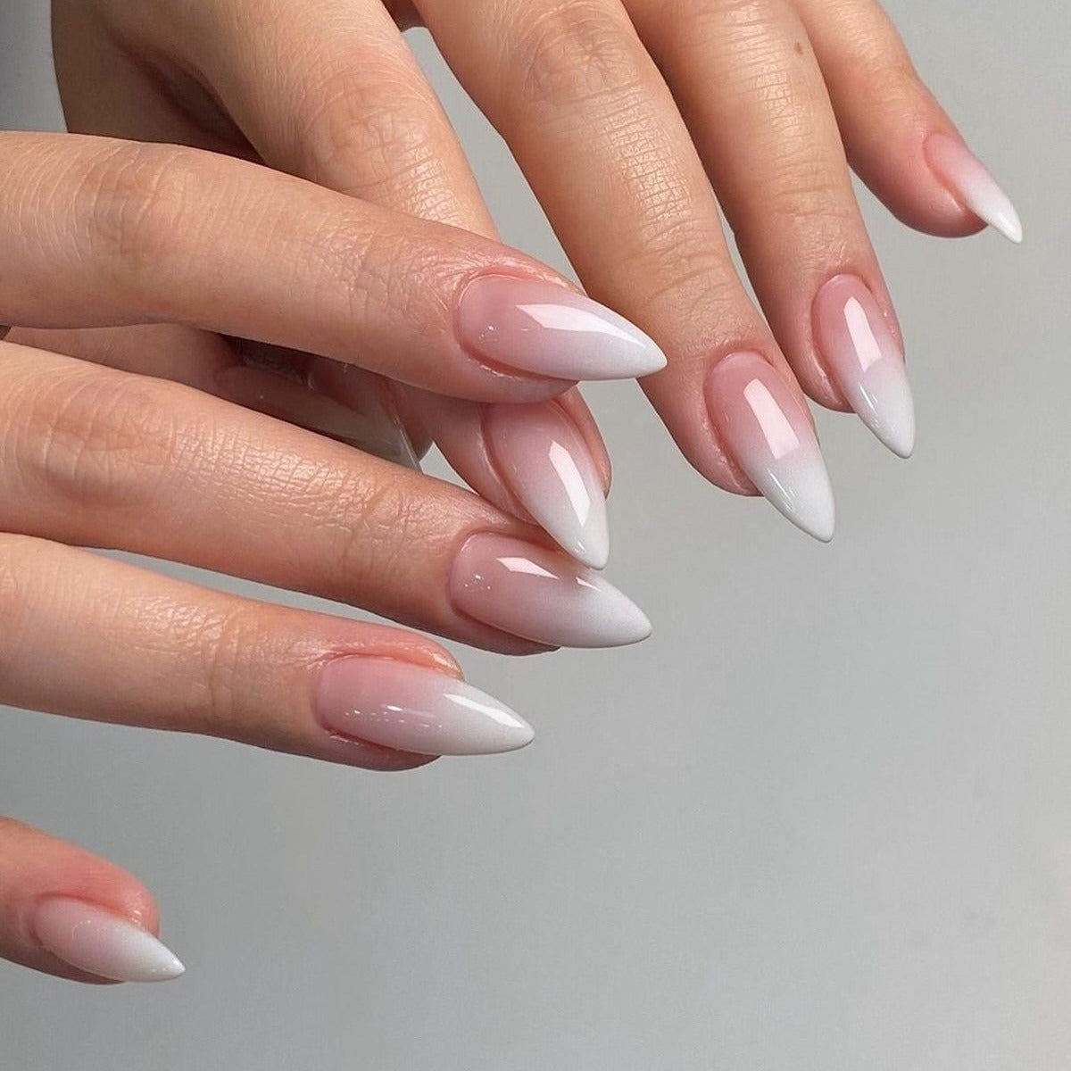 15 Chic White Ombre Nail Ideas