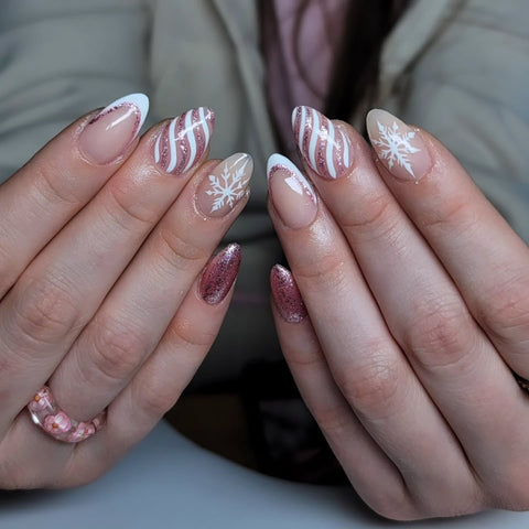 15 Winter Almond Nail Ideas You’ll Love - Mockup Hunt