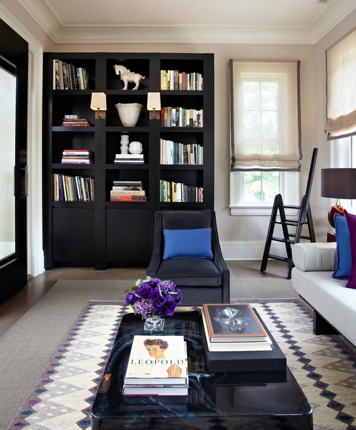 15 Stunning Blue And Black Living Room Ideas