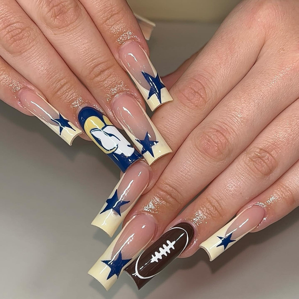 15 Football Nail Ideas for Game Day Style