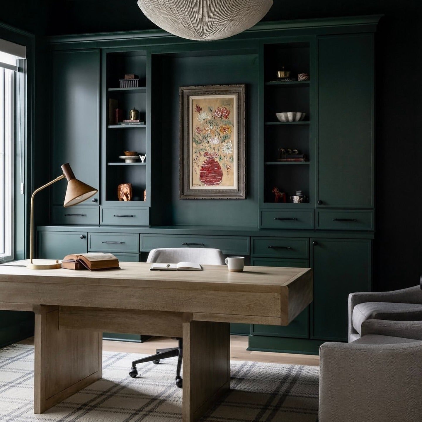 15 Trendy Dark Green Office Ideas for 2025