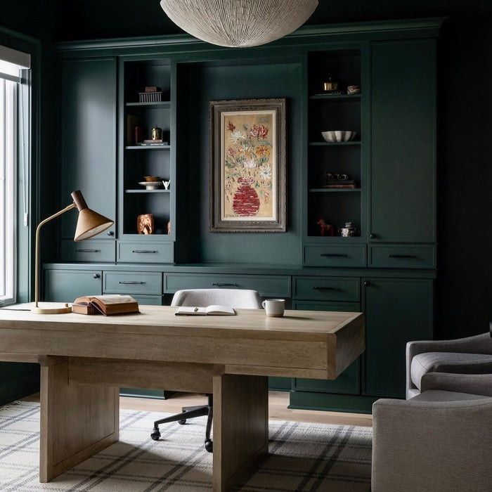 15 Trendy Dark Green Office Ideas for 2025