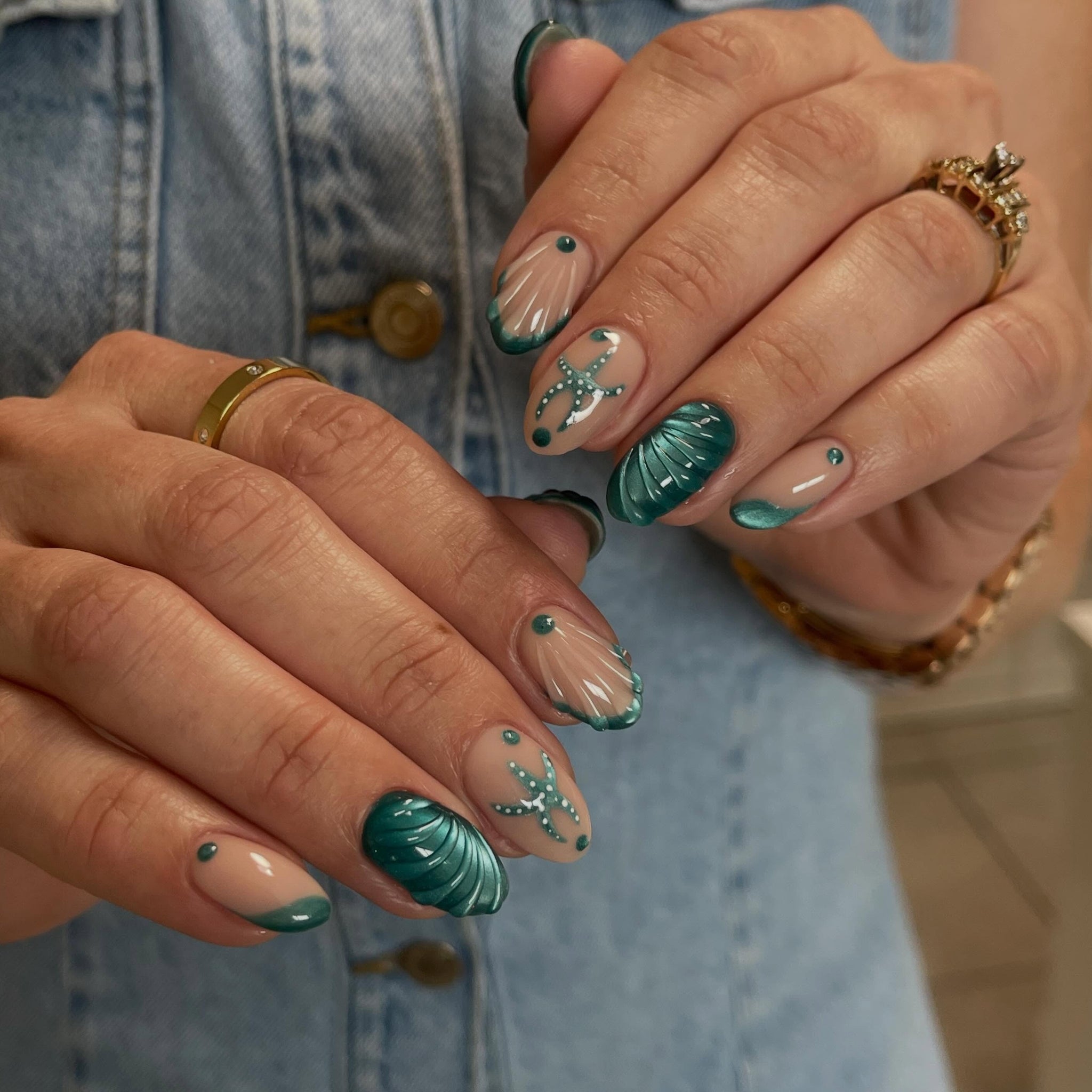 15 Chic Summer Teal Nail Ideas to Copy