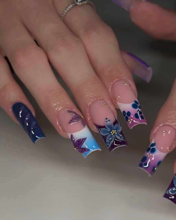 15 Purple And Blue Nail Ideas You’ll Love