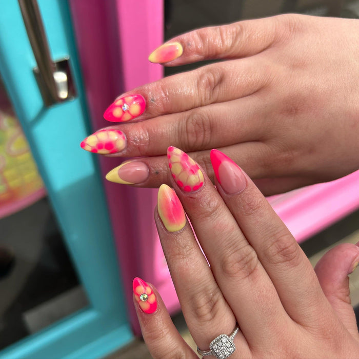 15 Must-See Yellow And Pink Nail Ideas for 2025