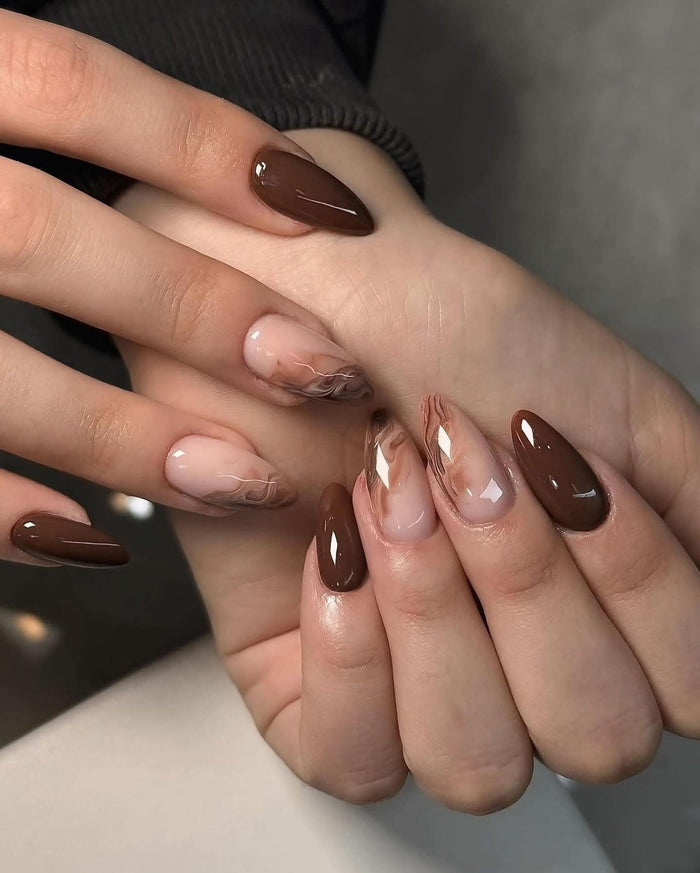 15 Classy Brown Nail Ideas That Feel Luxe