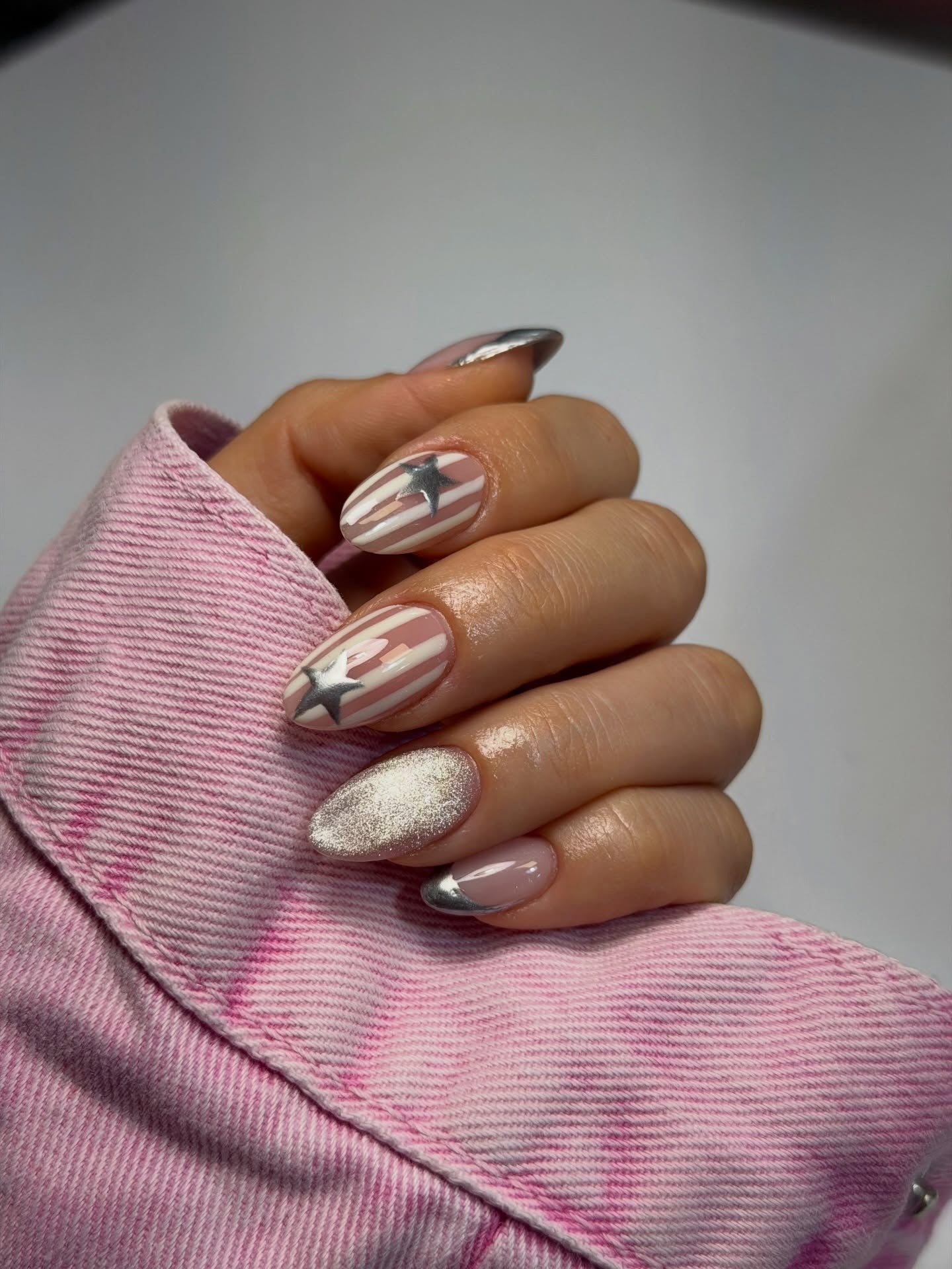 15 Pink And Silver Nail Ideas You’ll Obsess Over