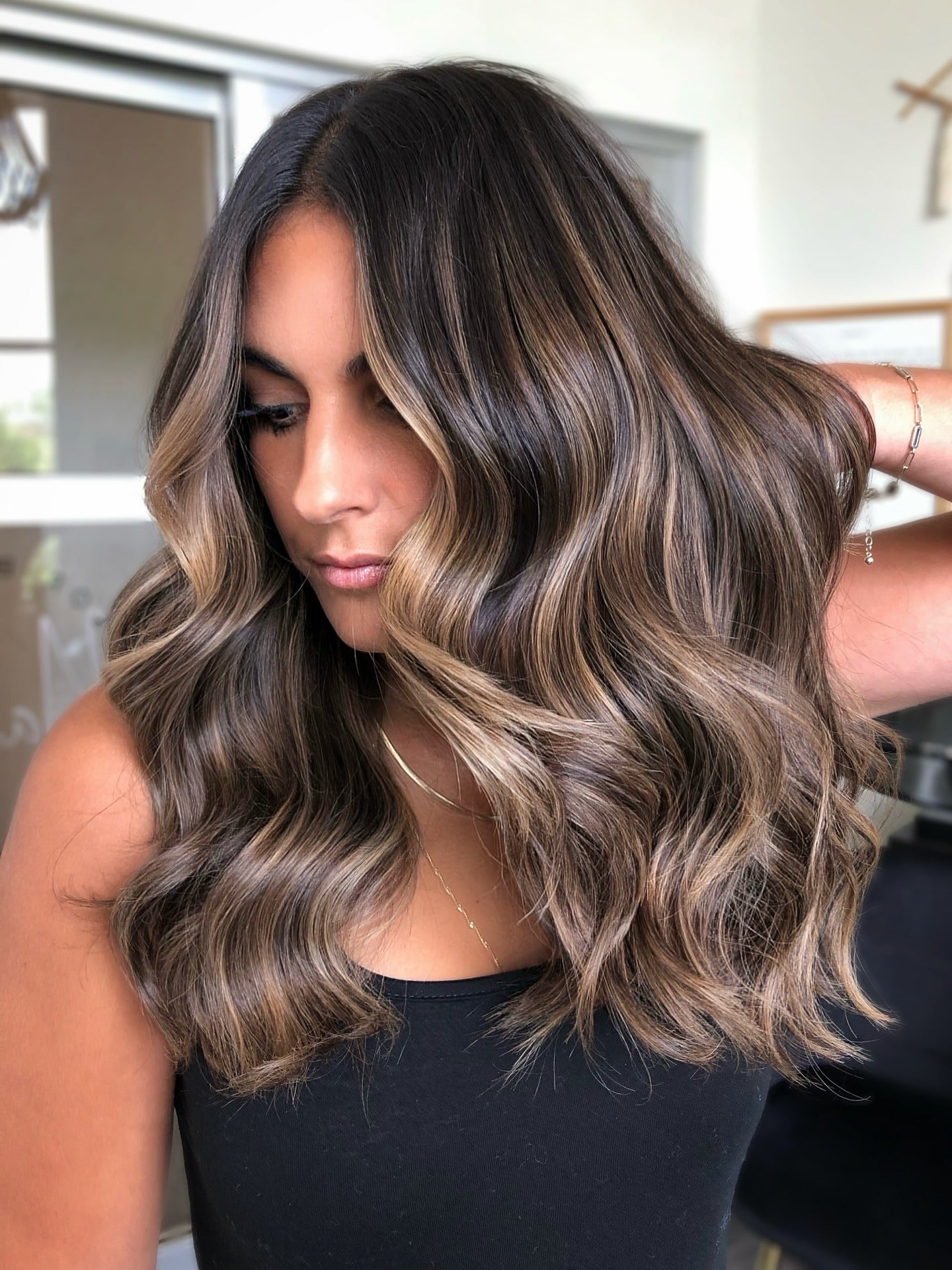 15 Dark Brown Hair with Highlights Ideas