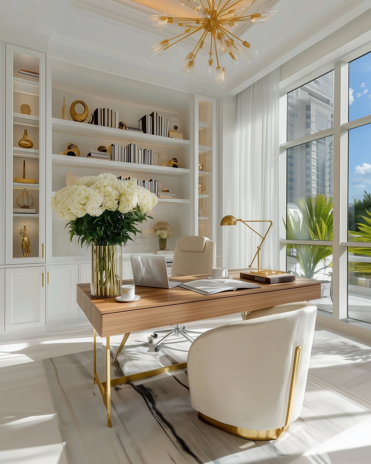 15 Gold Office Ideas for a Luxury Office Vibe