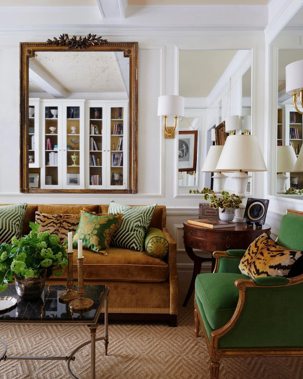 15 Chic Green And Brown Living Room Ideas